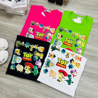 พร้อมส่ง เสื้อยืดงานป้าย TOY ฟรีไซส์ อก44-46” ใส่ได้ทั้งหญิงและชาย