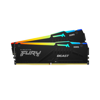 KINGSTON  RAM DDR5(5200) 32GB (16GBX2) FURY BEAST RGB (KF552C40BBAK2-32)