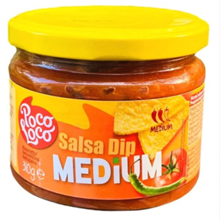 Poco Loco Medium Salsa Dip 310g - โพโค โลโค ซอสซัลซ่า  310กรัม