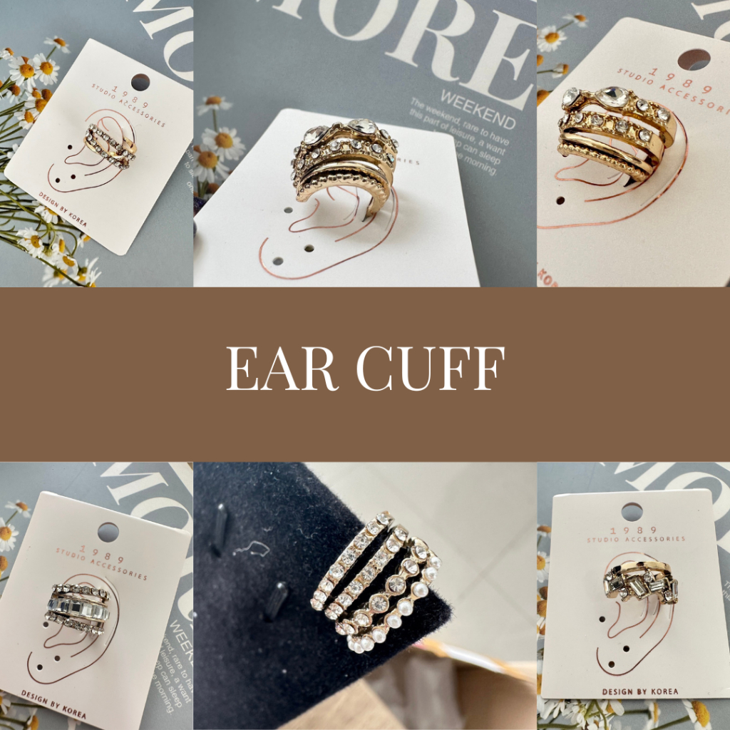 ear-cuff-ต่างหูหนีบบริเวณข้างใบหูแบบห่วง-gold-ราคา1ชิ้นต่อ1ข้าง