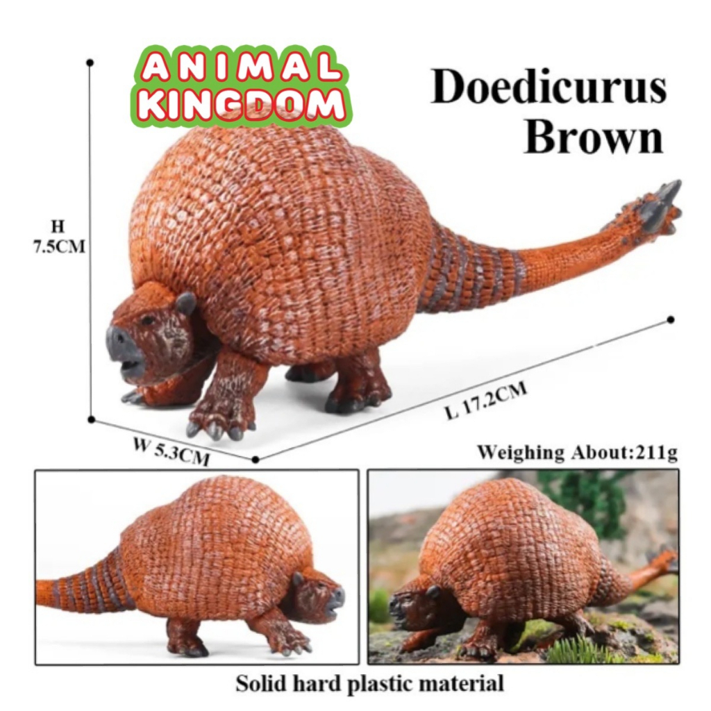 animal-kingdom-โมเดลไดโนเสาร์-doedicurus-แดง-ขนาด-17-20-cm-จากสงขลา