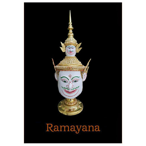 หัวโขน-รามเกียรติ์-ramayana-ban-ruk-brahma-head-statue-พระพรหม-1-1-wearable