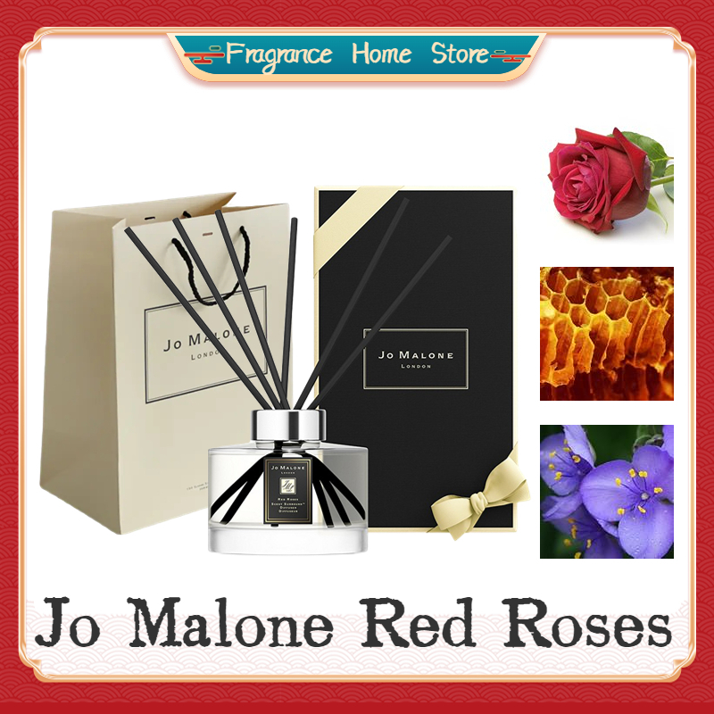 ของแท้-jo-malone-red-roses-scent-surround-diffuser-165ml-ก้านไม้หอม-อโรมาเทอราพี-กลิ่นดอกไม้ใบเขียว