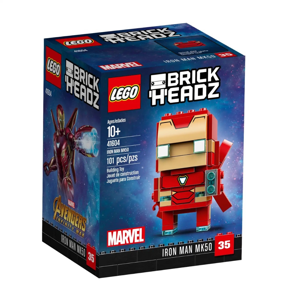 lego-brickheadz-41604-iron-man-mk50-เลโก้ใหม่-ของแท้-กล่องสวย-พร้อมส่ง