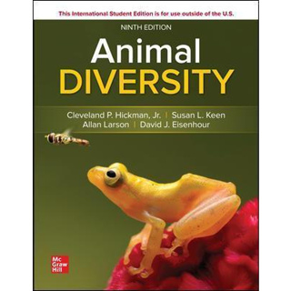 (C221) 9781260575859 ANIMAL DIVERSITY (ISE) ผู้แต่ง : CLEVELAND P. HICKMAN et al.
