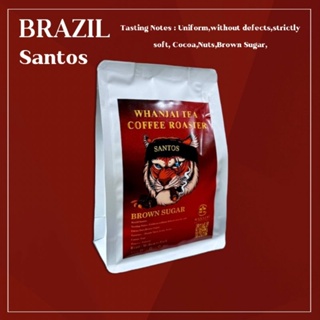 ภาพหน้าปกสินค้าเมล็ดกาแฟคั่ว บราซิล ซานโตส Brazil Santos คั่วระดับกลางเข้ม สัมผัสรส ดาร์กช็อค,ถั่ว,บราวชูก้า WHANJAI TEA COFFEE ROASTER ที่เกี่ยวข้อง