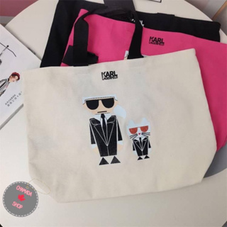 Karl Lagerfeld Canvas Tote Bag แท้💯