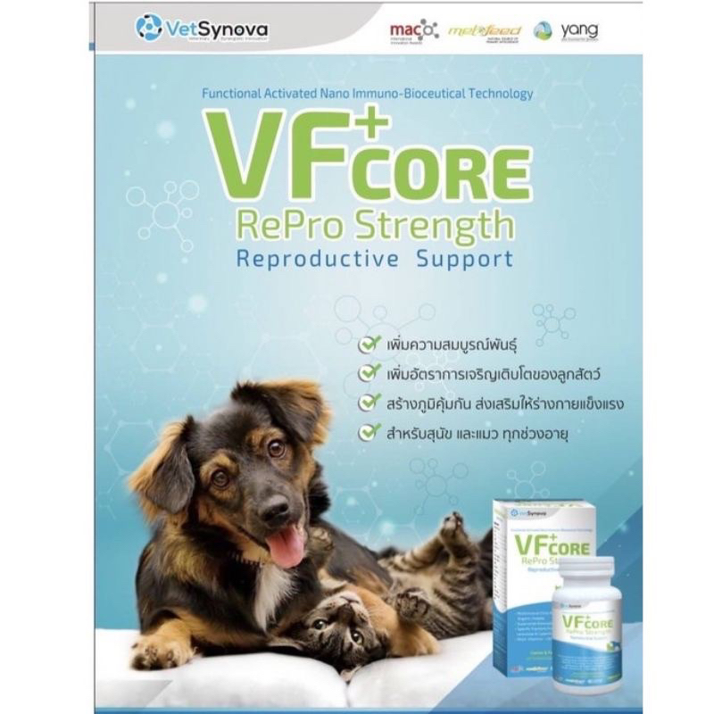 vf-core-repro-stength-บำรุงระบบสืบพันธุ์สุนัขและแมว-บรรจุ-30-แคปซูล-vf-core