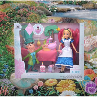 Shopdisney 🇺🇸 ชุดของเล่นตุ๊กตาคลาสสิคอลิซ Disney Alice in Wonderland Tea Party Classic Doll Play Set 1,890 - บาท