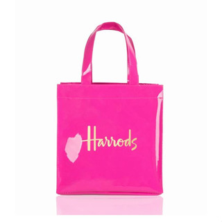 Harrods pink cheap tote bag