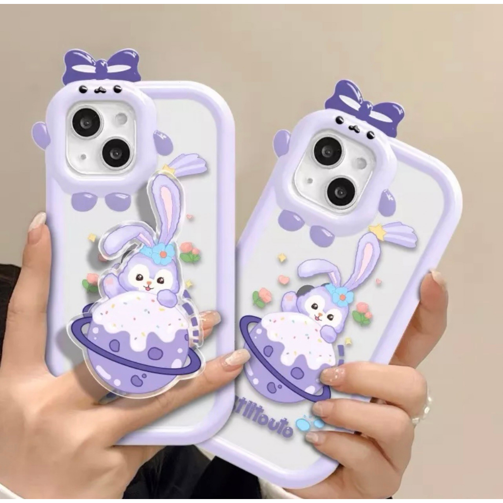 เคสป๊อปอัพ-การ์ตูน-มีโบว์-รุ่น-เคส-oppo-เคส-vivo-เคสราคาถูก