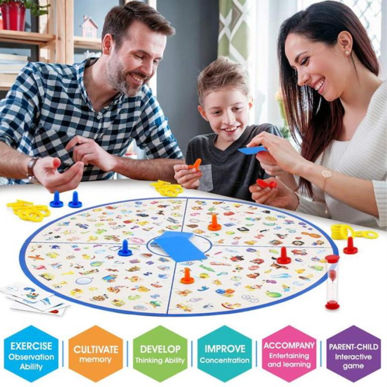 เกมนักสืบ-เกมจับคู่-detective-board-game-เกมหาภาพ-ปาร์ตี้เกม-เกมครอบครัว-ของเล่นสอนศัพท์-game-เกมส์-party