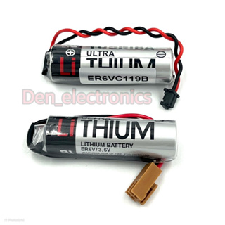 ER6VC119A/119B/3.6V  แบตเตอรี่ลิเธียม PLC Industrial Battery พร้อมส่งออกบิลได้  ของใหม่พร้อมส่ง