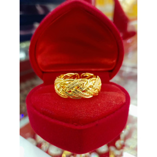 #แหวนหุ้มเศษทองแท้คละแบบพร้อมส่ง