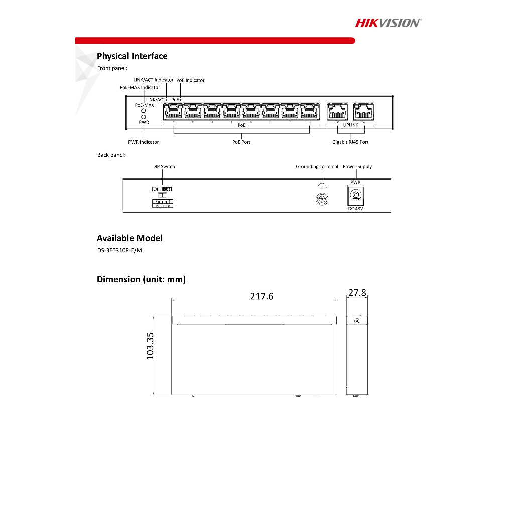 hikvision-ds-3e0310p-e-m-unmanaged-poe-switch-8-2-by-billion-and-beyond-shop