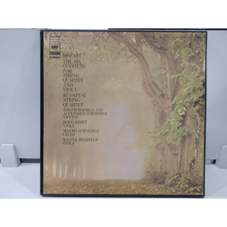 3LP Vinyl Records แผ่นเสียงไวนิล MOZART THE SIX QUINTETS FOR STRING QUARTET AND VIOLA  (J10B43)