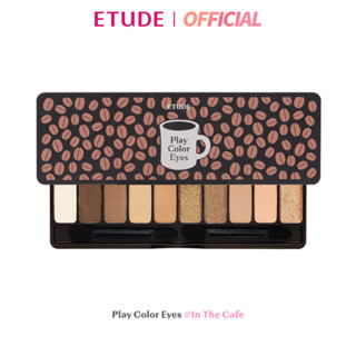 ETUDE Play Color Eyes #In The Cafe (1 g x 10 colors) อีทูดี้ พาเลท