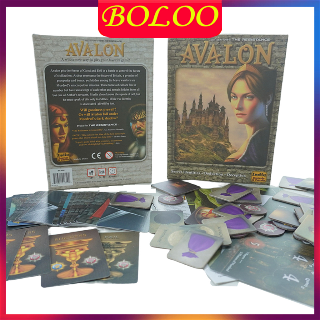 เกมไพ่-avalon-สำหรับปาร์ตี้และกิจกรรมสร้างสรรค์-ออกแบบบรรจุภัณฑ์ที่งดงาม