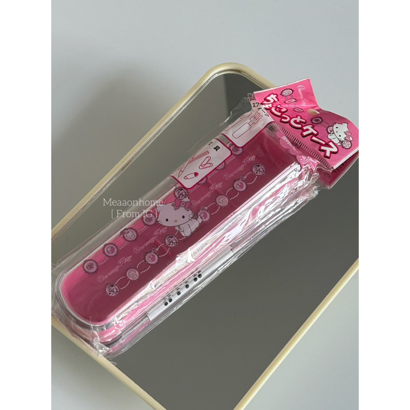 charmmy-kitty-plastic-case-sanrio-2007-ที่ใส่อุปกรณ์เครื่องเขียน-ช้อนส้อม-ของใช้ชาร์มมี่คิตตี้