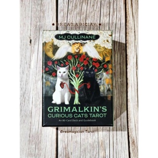 Grimalkins Curious Cats Tarot ไพ่ยิปซีแท้ลดราคา ไพ่ทาโร่ต์ ไพ่ออราเคิล Tarot Oracle Card Deck