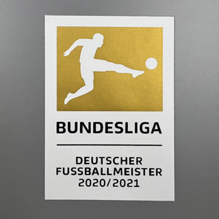 อาร์ม ติดเสื้อฟุตบอล บุนเดสลีก้า แชมป์ 2020-21 BundesLiga Patch Badge แบบเฟลค ติด เสื้อบาเยิร์น มิวนิค