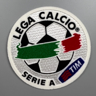 อาร์ม ติดเสื้อฟุตบอล ย้อนยุค กัลโช่ ซีรี่เอ 2004-08 แบบกัมมะหยี่ Retro Calco Series A League Patch