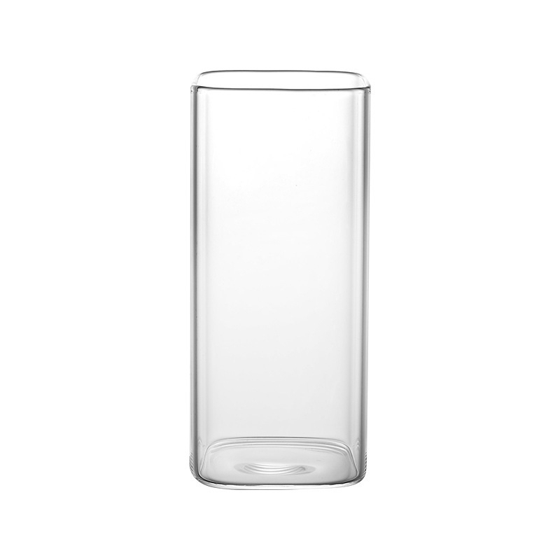 แก้วทนอุณหภูมิ-ทรงเหลี่ยม-ทนความร้อน-เย็น-square-glass-200-ml