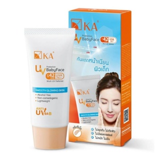 KA เคเอ ยูวี โพรเทคชั่น เบบี้เฟซ SPF42 PA+++ KA UV Protection Babyface 30 g และ 8g×6ซอง