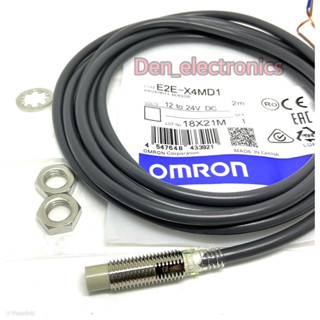 E2E-X4MD1 sensor เซ็นเซอร์ proximity  8M  (2สาย ชนิดNO) ใช้ไฟ12-24VDC OMRON