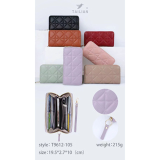 [พร้อมส่งในไทย]กระเป๋าสตางค์ผู้หญิงCLASSIC&amp;MODERN กระเป๋าตั้งค์ใบยาว กระเป๋าเงินแฟชั่น T9612-105