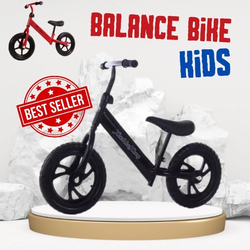 ภาพหน้าปกสินค้าBALANCE BIKE จักรยานขาไถ จักรยานทรงตัว จักรยานสำหรับเด็กเล็ก ขนาด 12 นิ้ว