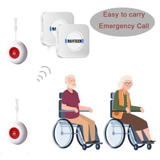 เครื่องส่งสัญญาณ  กริ่งขอความช่วยเหลือ ระบบช่วยเหลือผู้ป่วย เครื่องรับพร้อมปุ่มโทร SOSปุ่มโทรออก ปุ่มกดเรียก เซ็นเซอร์แม