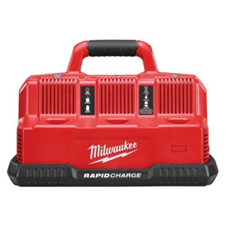 Milwaukee M12-18C3 แท่นชาร์จแบตเตอรี่ 12-18 โวลต์ แบบชาร์จเร็ว 6 ช่อง