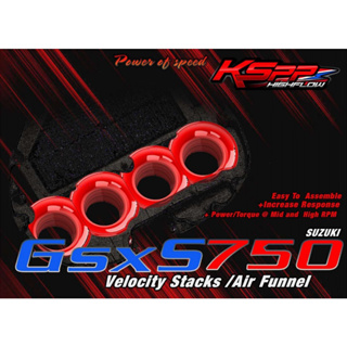 KSPP ปากแตรแต่ง สำหรับ Suzuki GSX750 GSX-s750 Velocity stack