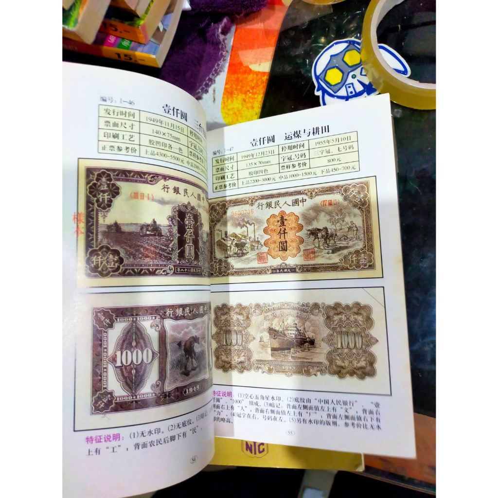 หนังสือคู่มือธนบัตรจีน-ปี-คศ-2008