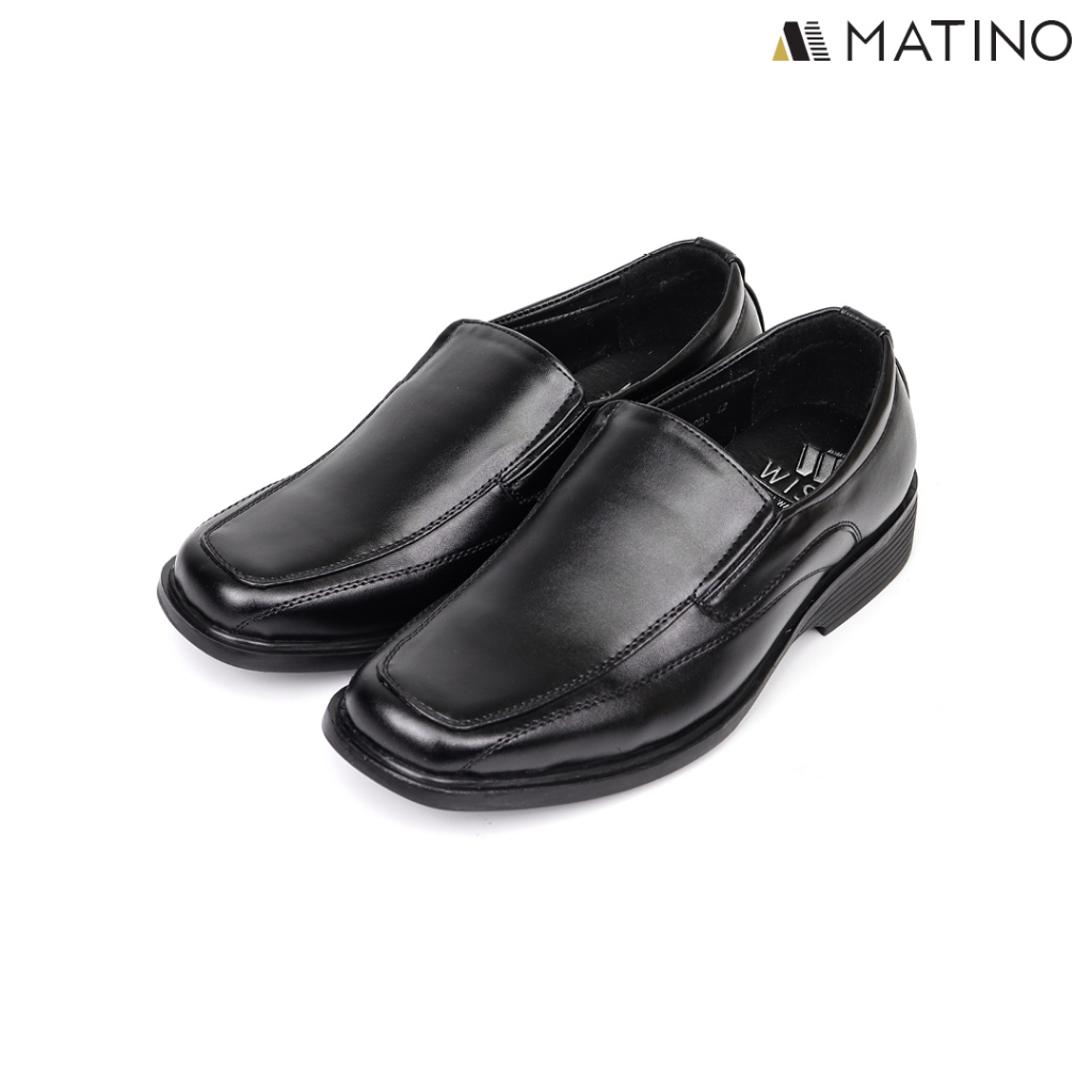 รูปภาพของMATINO SHOES รองเท้าหนังชาย รุ่น MNS/B 3023 - BLACKลองเช็คราคา