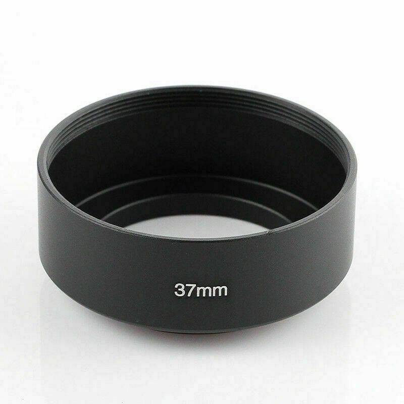 ฮู้ดเลนส์ Metal Lens Hood Cover 37mm FilterLens for Olympus M.ZUIKO