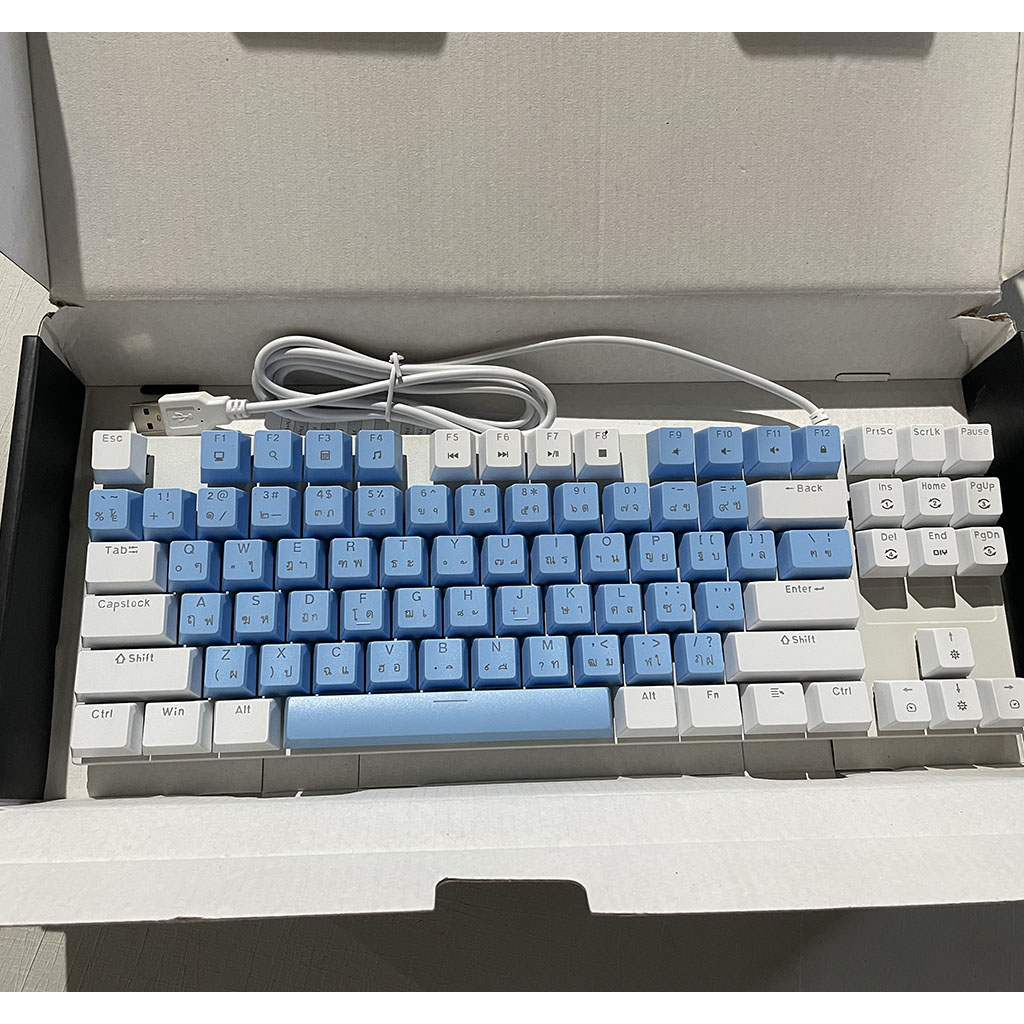 KY300/KY400 คีย์บอร์ดไทย Mechanical Keyboard Gaming คีย์บอร์ดเชิงกล ไฟ ...