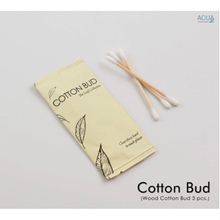 ✨ขายดี✨สำลีก้านโรงแรม คอตตอนบัด รุ่น The Leaf Cotton bud [แพ็คชนิดละ100ชิ้น] ของใช้ในโรงแรม ของอเมนิตี้ Hotel Amenities