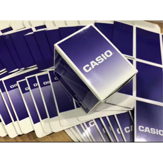 กล่องนาฬิกา CASIO สีน้ำเงิน กล่องกระดาษ