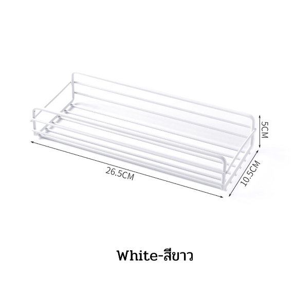 ชั้นวางของในห้องน้ำ-รับน้ำหนักได้ดีไม่ต้องเจาะผนัง