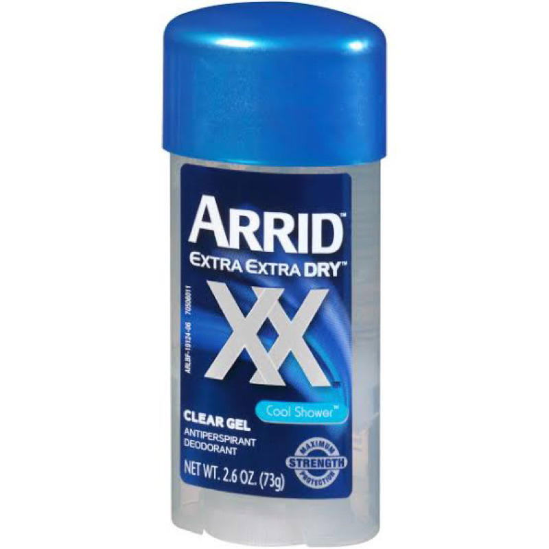 arrid-extra-extra-dry-antiperspirant-deodorant-clear-gel-cool-shower-73g