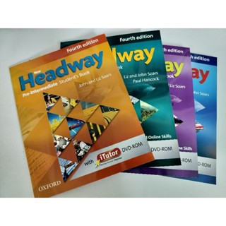 (A211) Headway Students book หนังสือเพื่อการพัฒนาภาษาอังกฤษครบวงจร(เรียนด้วยตัวเอง)+DVD