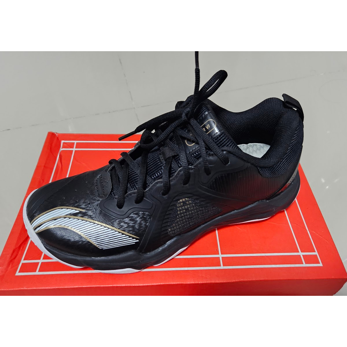 รองเท้าแบดมินตัน Li-Ning Ranger VI lite สีดำ size EU 41, US 8 | Shopee ...
