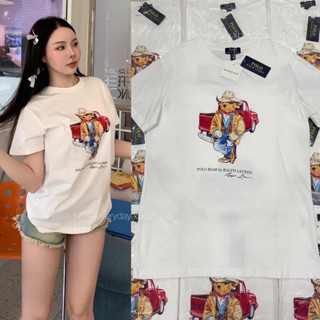 Vacation polo bear t-shirt🧸(320฿ฟรีส่ง) เสื้อยืดน้องหมี Polo สุดฮิต น่ารักสุดๆ  คูลมากๆ ที่สำคัญ ลายสกรีนคือ เป๊ะ