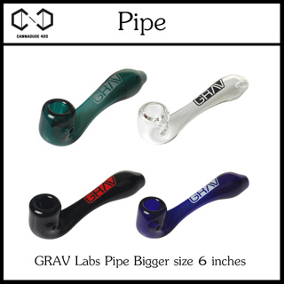 แจกันแก้ว GRAV Labs Pipe Bigger size 6" with logo GR19