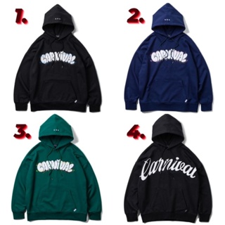 [ ของแท้ ] เสื้อฮู้ดดี้ CARNIVAL SS23 BUBBLE LOGO , CALLIGRAPHY HOODIE ของใหม่ พร้อมส่ง