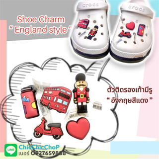 JBS 👠🌈 ตัวติดรองเท้ามีรู  “ สไตล์ อังกฤษ “ 🌈🌸🌀Shoe charms “ England style “ งานดี การันตีคุณภาพ