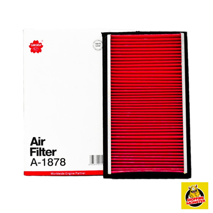 ส่งไว-กรองอากาศ-air-filter-sakura-a-1878-nissan-cube-1-5-nissan-livina-1-6-nissan-tiida-1-6-1-8