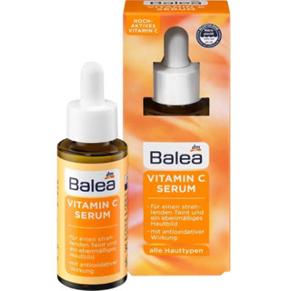 Balea VITAMIN C SERUM เซรั่ม วิตามินซี ลดริ้วรอย ช่วยให้ผิวหน้าชุ่มชื้น นุ่มนวล 30 ml. จากเยอรมัน